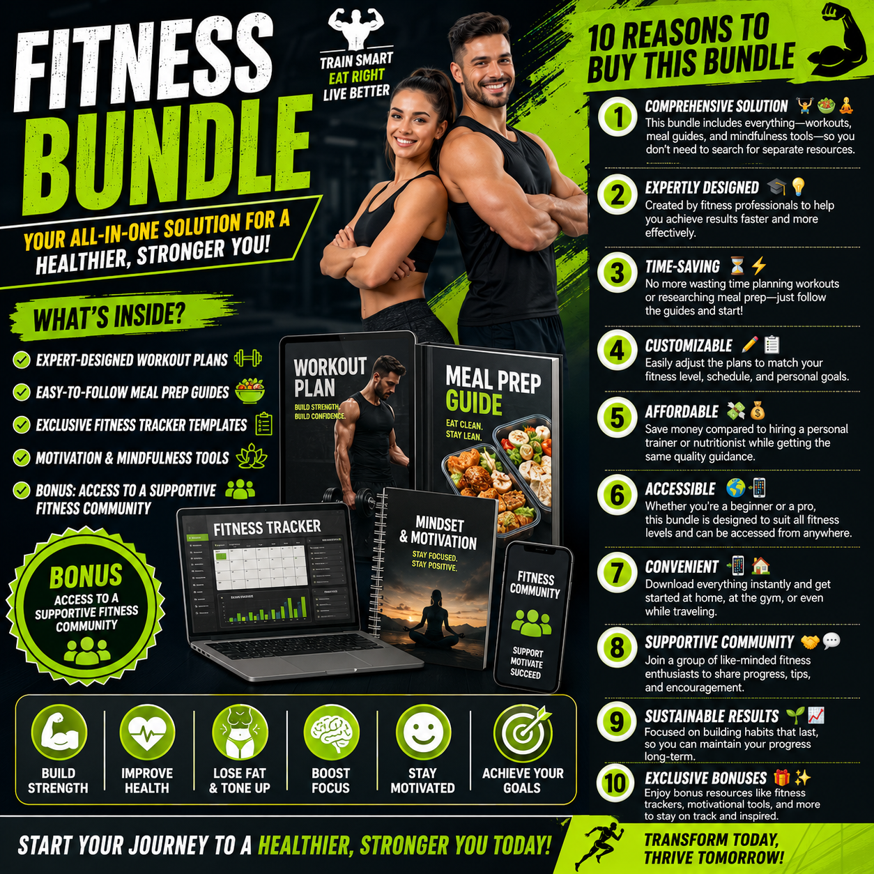 Fitness and nutrition blueprint bonus